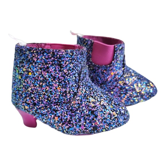 Build-A-Bear Other - Build-A-Bear Glittery Sparkling Purple Boots